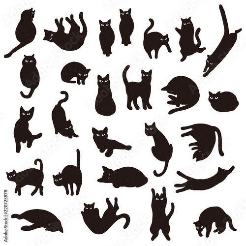 可愛いネコのイラスト