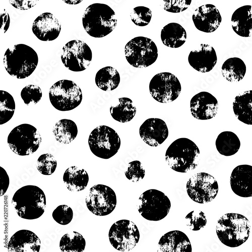 掠れた水玉の柄,