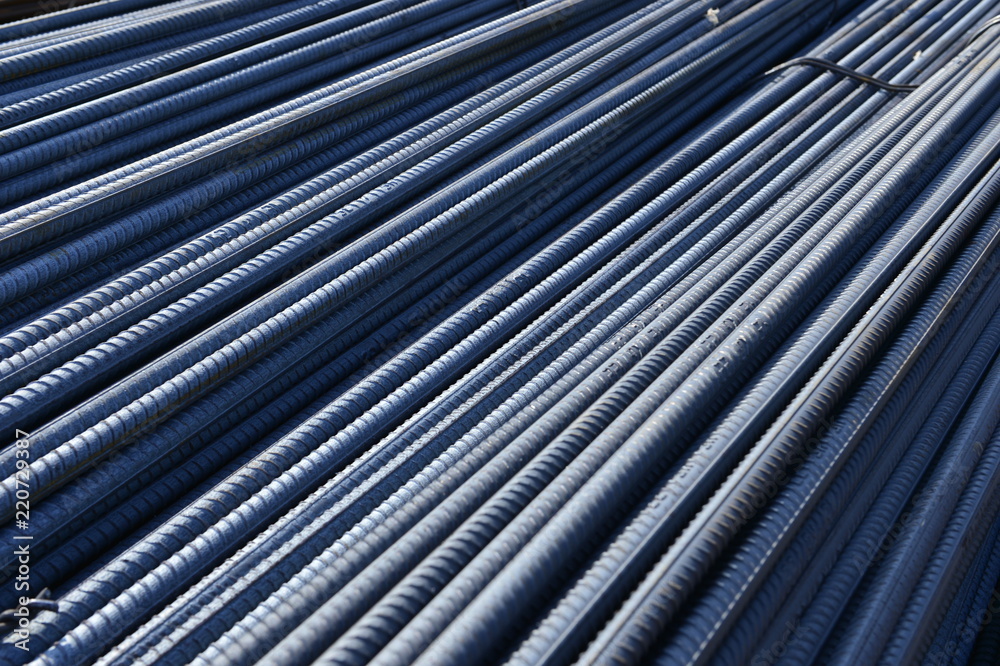 Fototapeta premium Reinforced with rebar