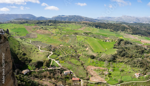 Ronda, Spain a pueblo blanco (white village) in Andalusia, Spain