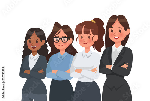 Businesswoman character vector design