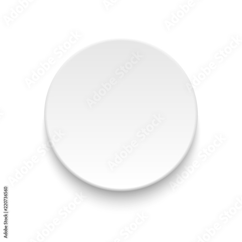 round empty plate