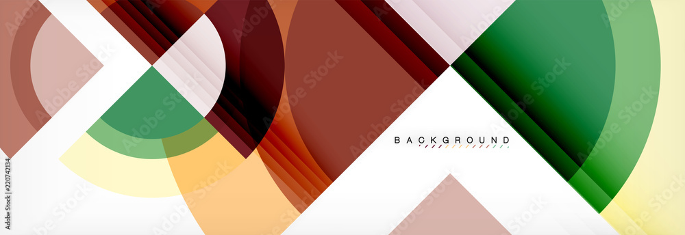 Vector circular geometric abstract background Vector circular geometric abstract background