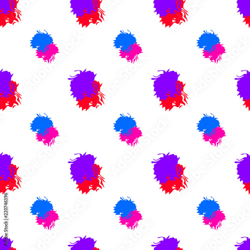 Seamless background pattern with various colored spots.