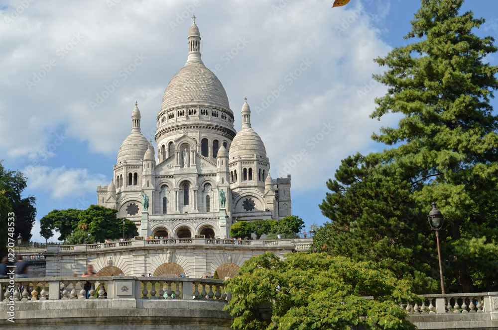 Basilica of Sacre-Coeur in Paris.