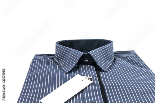 Long sleeve shirt for men on white background