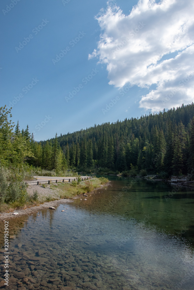 Mt. Lorette Ponds, Kananaskis Country, Alberta, Canada. Mt. Lorette Ponds, Kananaskis Country, Alberta, Canada.