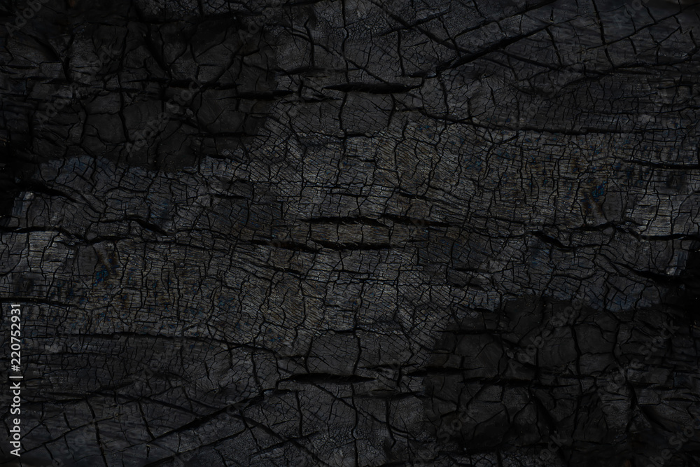 Close up Surface of charcoal - obrazy, fototapety, plakaty 