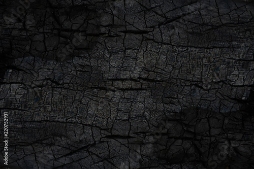 Close up Surface of charcoal photo