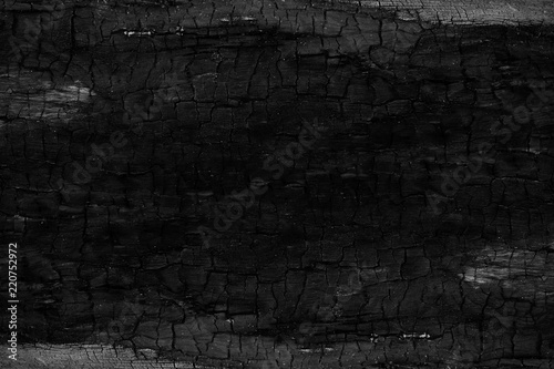 Close up Surface of charcoal