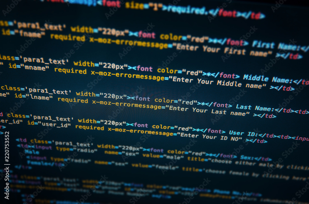 Desktop source code and Wallpaper by Computer language with coding and ...