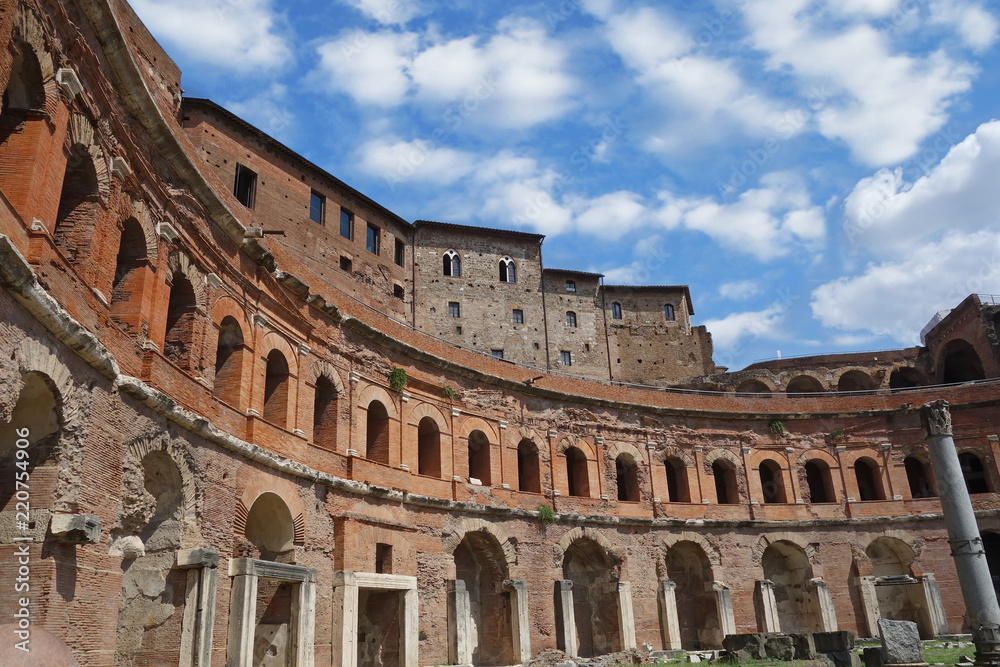 Trajan forum markets complex in Rome