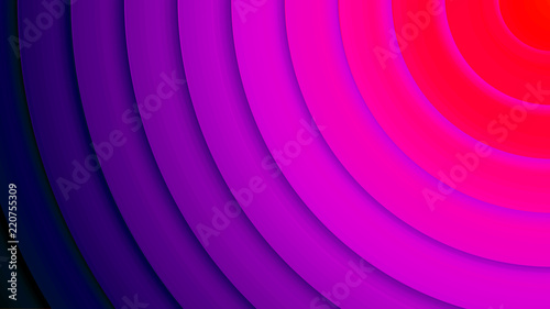 Background with circles in a paper style. With a variety of colors.