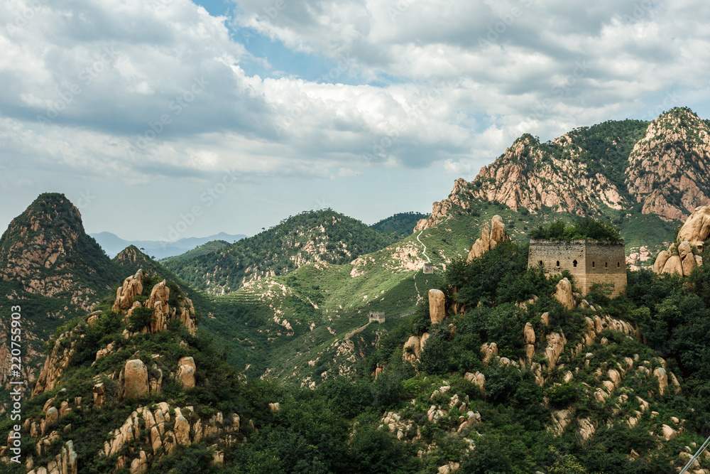 Qinhuangdao, Hebei Sheng, China. August 31, 2018. Mountain park. Life and travel in China