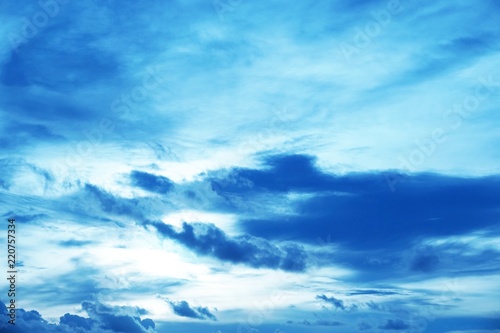 blue sky background with cloud