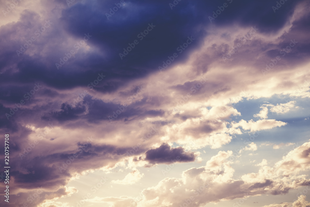 Background of dark clouds before a thunder-storm, abstract natural background and texture Background of dark clouds before a thunder-storm, abstract natural background and texture