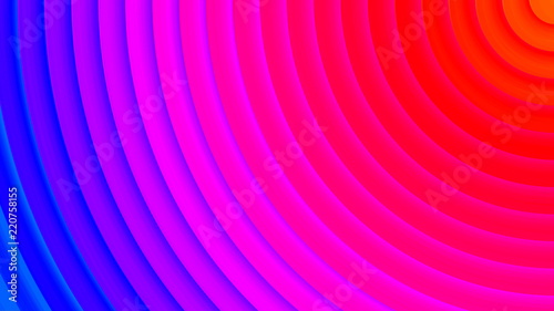 Background with circles in a paper style. With a variety of colors.