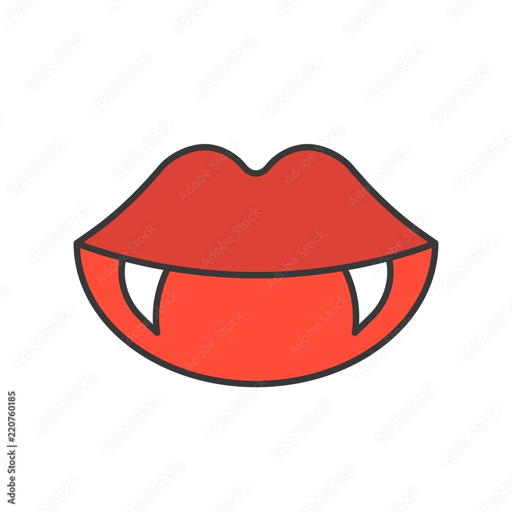 vampire teeth, Halloween related icon, outline design editable stroke vampire teeth, Halloween related icon, outline design editable stroke