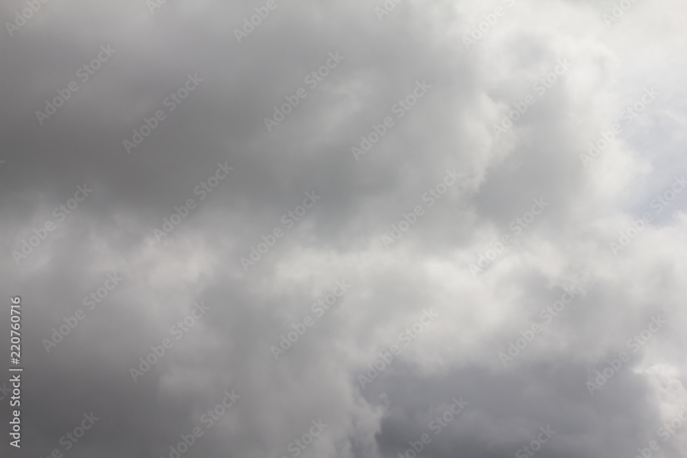 Dark clouds, rainstorm are falling, abstract nature, background