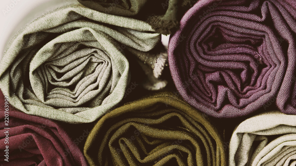 Background of textile fabrics. Textile factory. Background of textile fabrics. Textile factory.