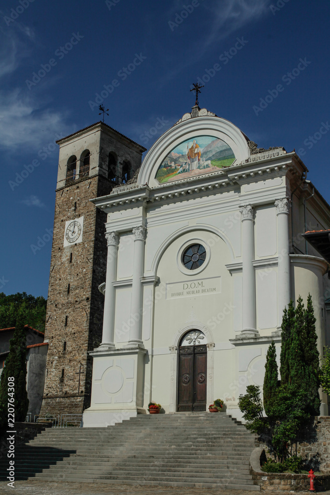 Fototapeta premium Chiesa del borgo di Poffabro