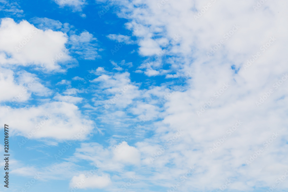 blue sky with cloud