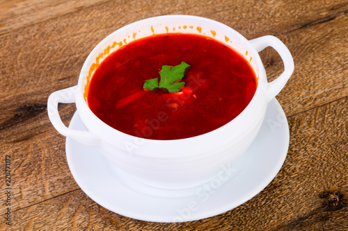 Russian cabbage soup - Borsht