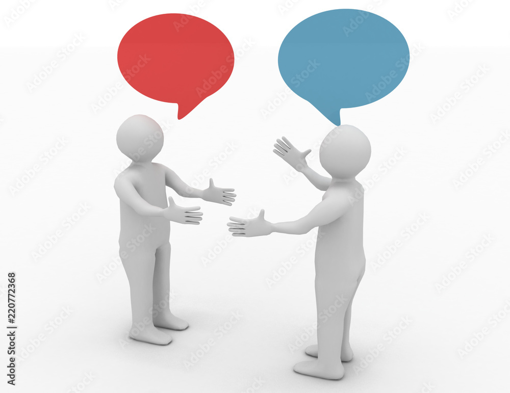 conversation with two mans concept conversation with two mans concept