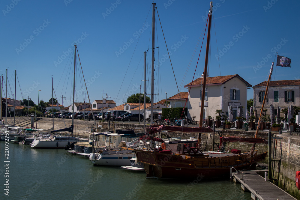 La Flotte harbour, Ile-de-Re, France