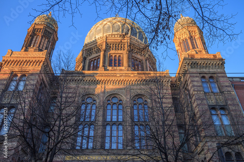 Obraz na plátne La nouvelle synagogue de Berlin