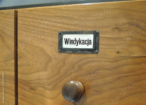 Naklejka Windykacja