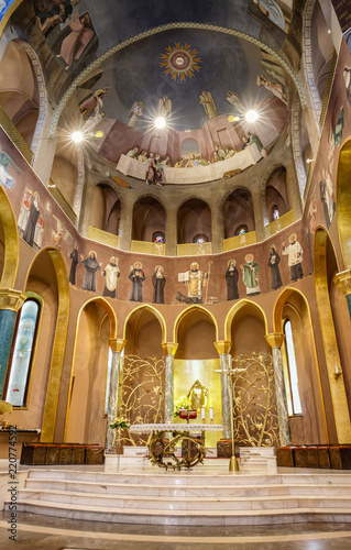 altar church santa rita da cascia Cascia Italy  photo