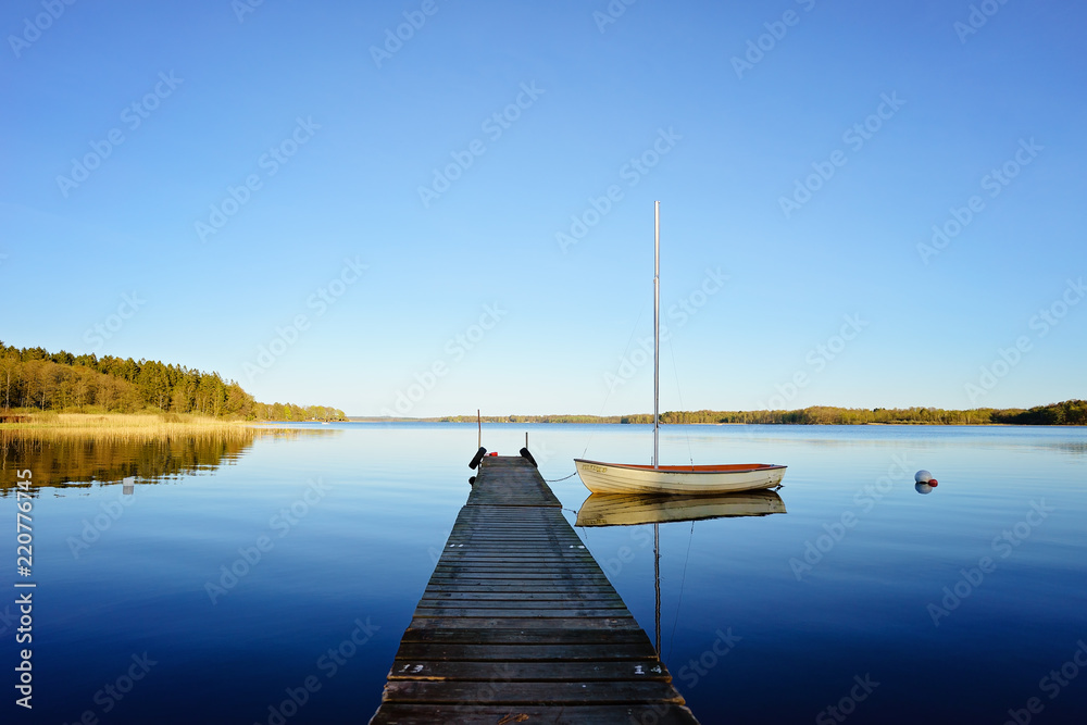 Idylle am Västersjön See in Schweden