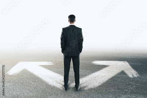 Different direction and future concept