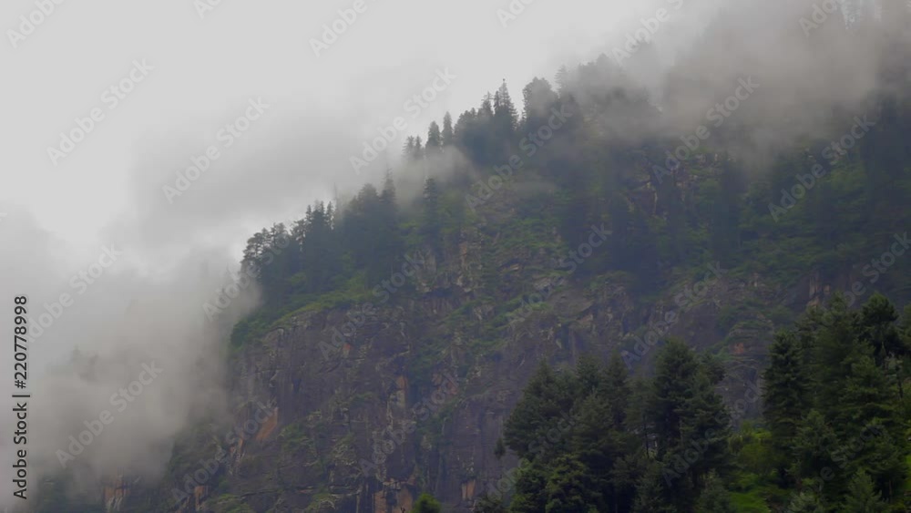 heavy cloud and fog on the rock heavy cloud and fog on the rock