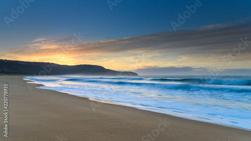Wallpaper Mural Seascape - Sun Rising at the Beach Torontodigital.ca