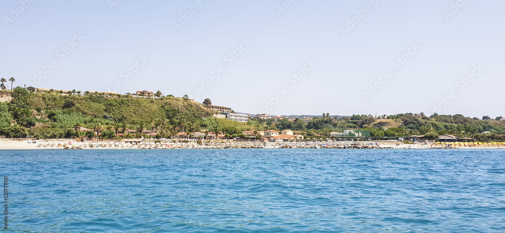 Taormina coastline	