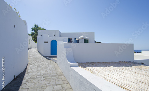 Quadro em tela stromboli house