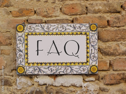 FAQ photo