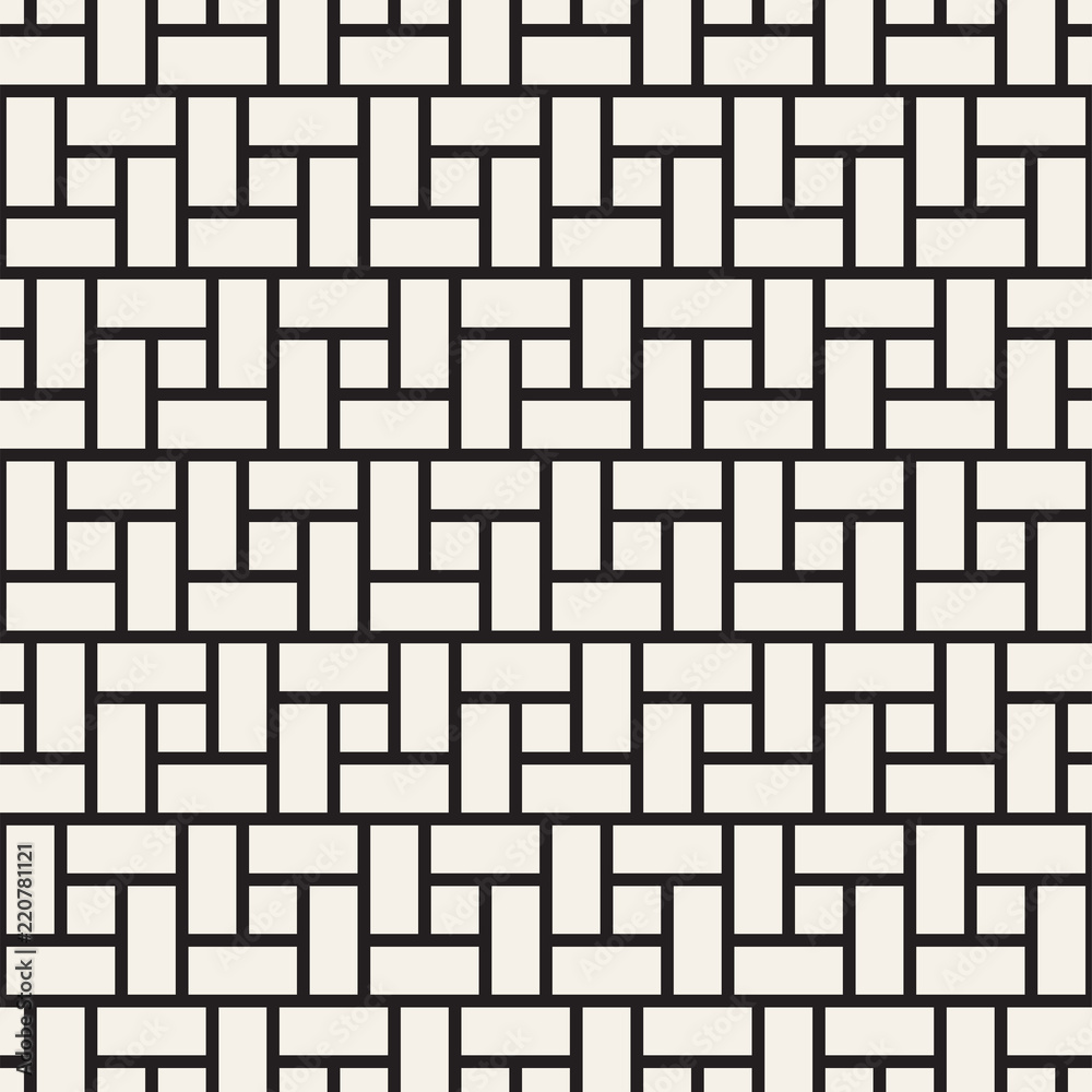 Vector seamless lines mosaic pattern. Modern stylish abstract texture. Repeating geometric tiles Vector seamless lines mosaic pattern. Modern stylish abstract texture. Repeating geometric tiles