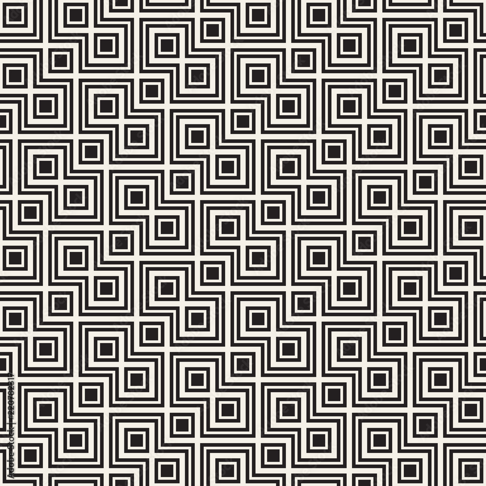 Vector seamless pattern. Modern stylish abstract texture. Repeating geometric tiles.. Vector seamless pattern. Modern stylish abstract texture. Repeating geometric tiles..