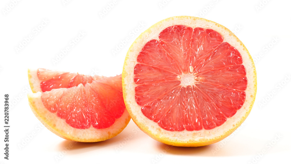 grapefruit isolated on white background grapefruit isolated on white background