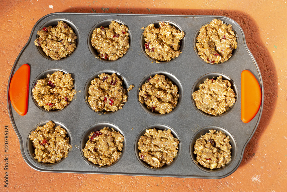 Uncooked Muffin Mixture Uncooked Muffin Mixture