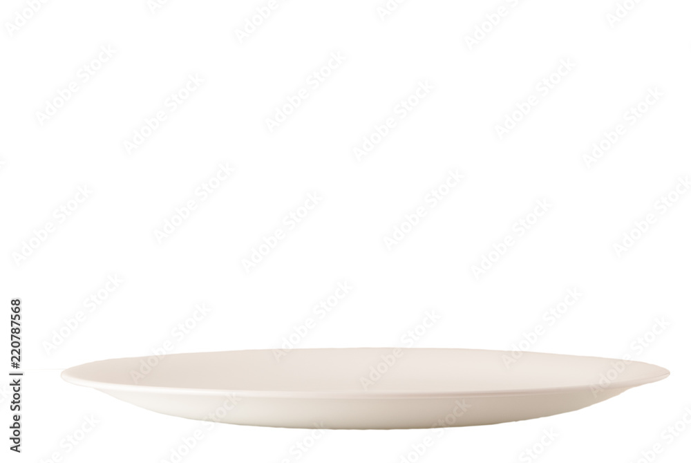 white plate isolated on white white plate isolated on white