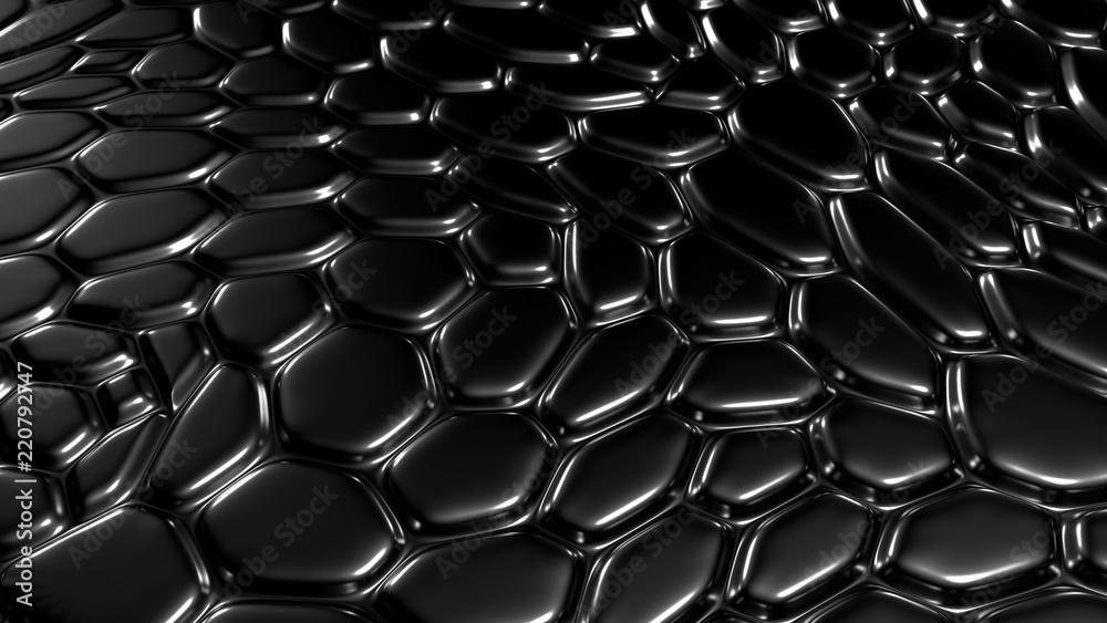 Obraz premium Metal industrial black grunge background. 3d illustration, 3d rendering.