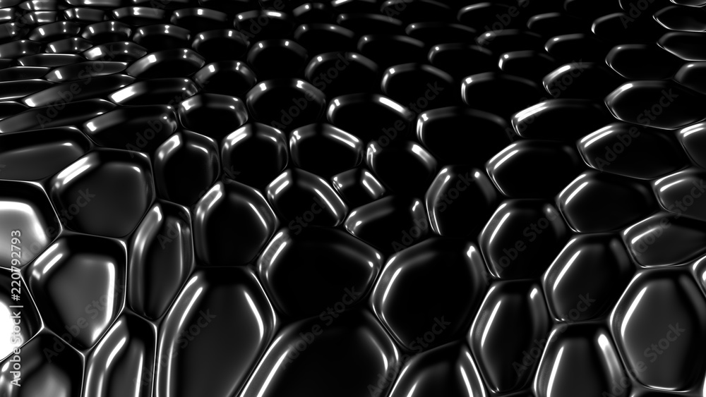 Obraz premium Metal industrial black grunge background. 3d illustration, 3d rendering.