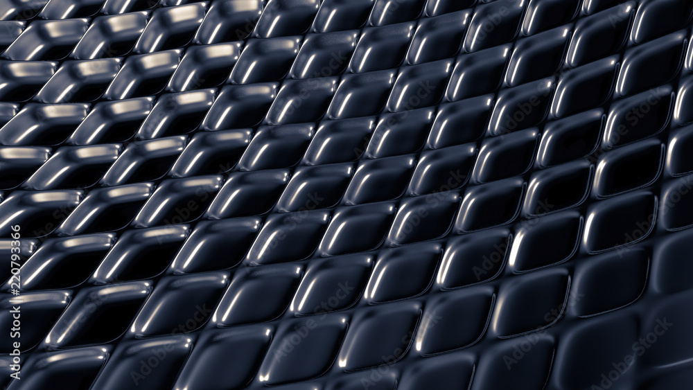 Fototapeta premium Gray metallic industrial grunge background. 3d illustration, 3d rendering.