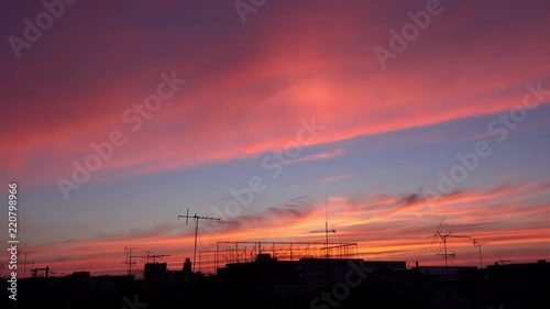 4K_日没後の夕空_03-1361