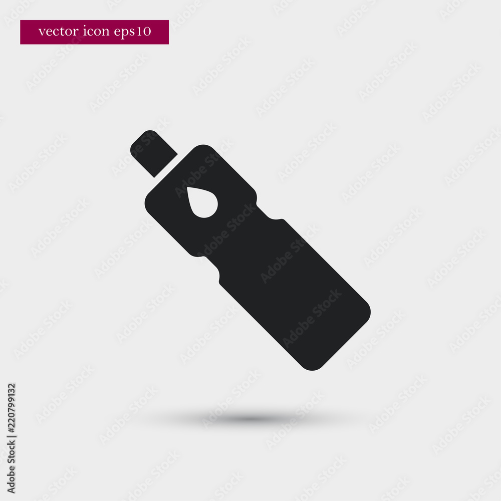 Oil bottle icon. Simple food element illustration. Oil bottle icon. Simple food element illustration.