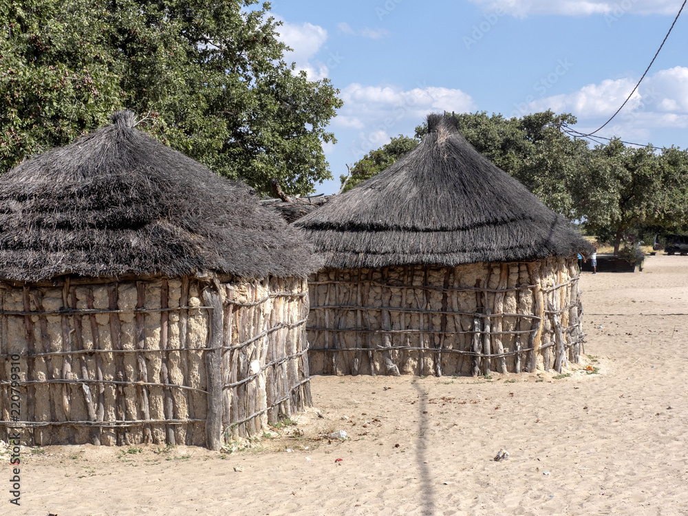the poor hut of the natives,, Damaraland, Namibia the poor hut of the natives,, Damaraland, Namibia